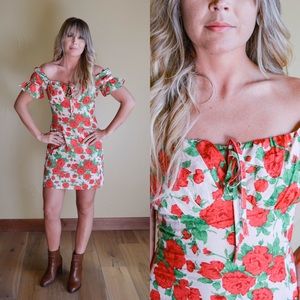 You're A Sweetheart Floral Midi Dress